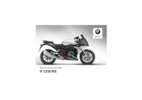 BMW R1200 RS - Navod na pouzivanie SK 2017 